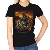 Mona Doom - Womens T-Shirts RIPT Apparel Small / Black