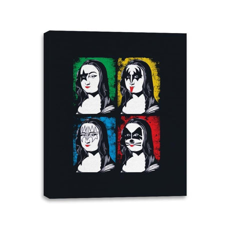 Mona Kissa - Canvas Wraps Canvas Wraps RIPT Apparel 11x14 / Black