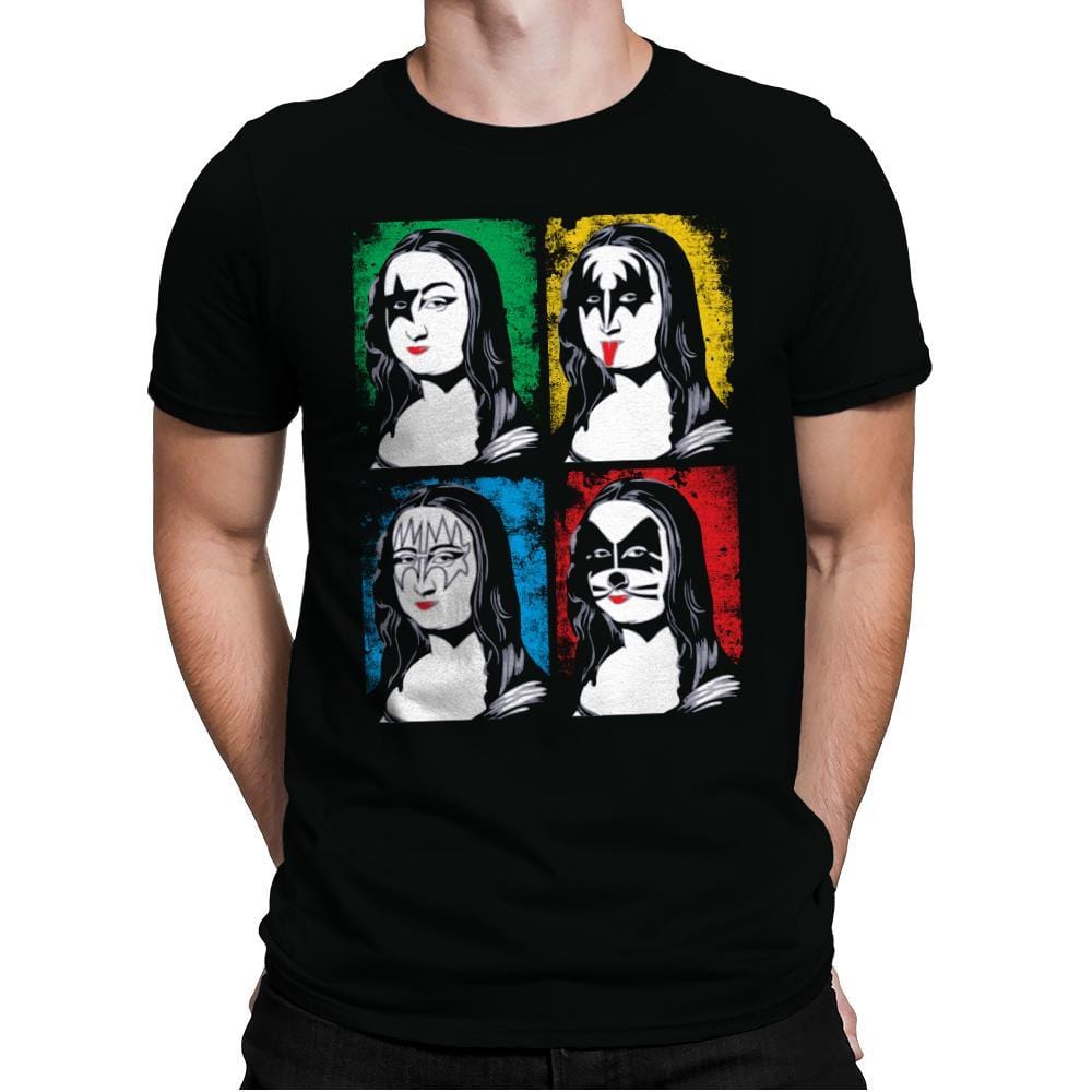Mona Kissa - Mens Premium T-Shirts RIPT Apparel Small / Black