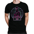 Mona Lisa in the 80s - Mens Premium T-Shirts RIPT Apparel Small / Black