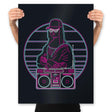 Mona Lisa in the 80s - Prints Posters RIPT Apparel 18x24 / Black