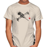 Mono Racer Sumi-E - Sumi Ink Wars - Mens T-Shirts RIPT Apparel Small / Natural
