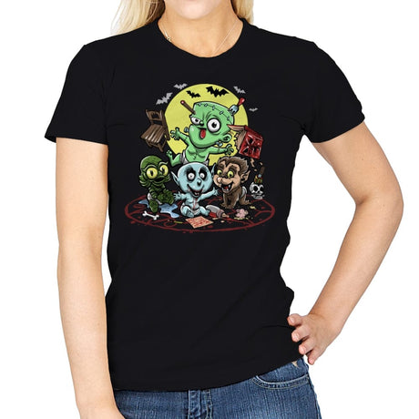 Monster Nursery - Womens T-Shirts RIPT Apparel Small / Black