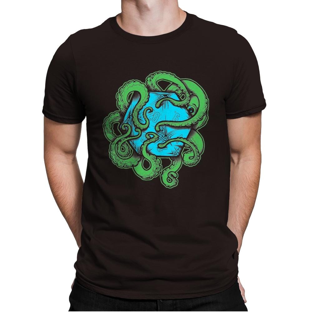 Monster of the Deep - Mens Premium T-Shirts RIPT Apparel Small / Dark Chocolate