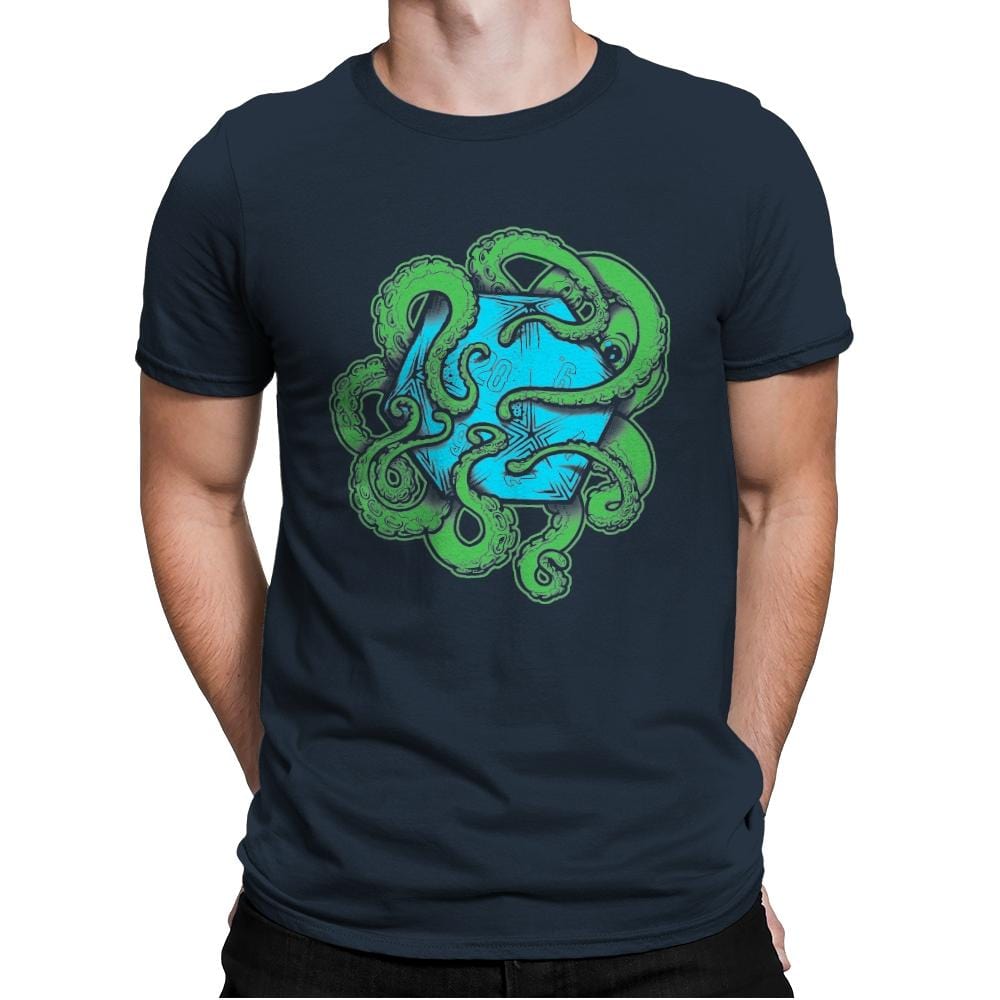 Monster of the Deep - Mens Premium T-Shirts RIPT Apparel Small / Indigo