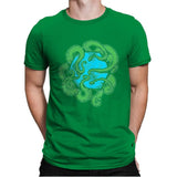 Monster of the Deep - Mens Premium T-Shirts RIPT Apparel Small / Kelly Green