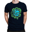 Monster of the Deep - Mens Premium T-Shirts RIPT Apparel Small / Midnight Navy