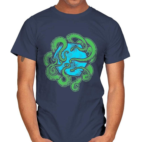 Monster of the Deep - Mens T-Shirts RIPT Apparel Small / Navy