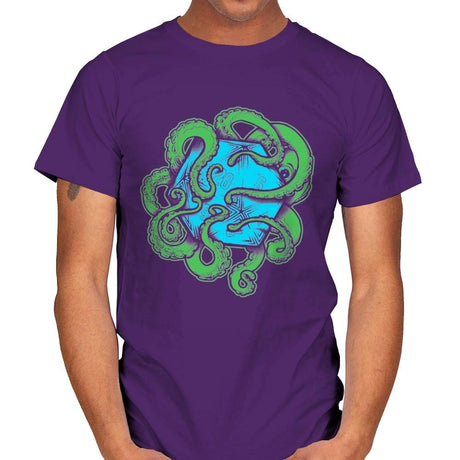 Monster of the Deep - Mens T-Shirts RIPT Apparel Small / Purple