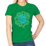 Monster of the Deep - Womens T-Shirts RIPT Apparel Small / Irish Green