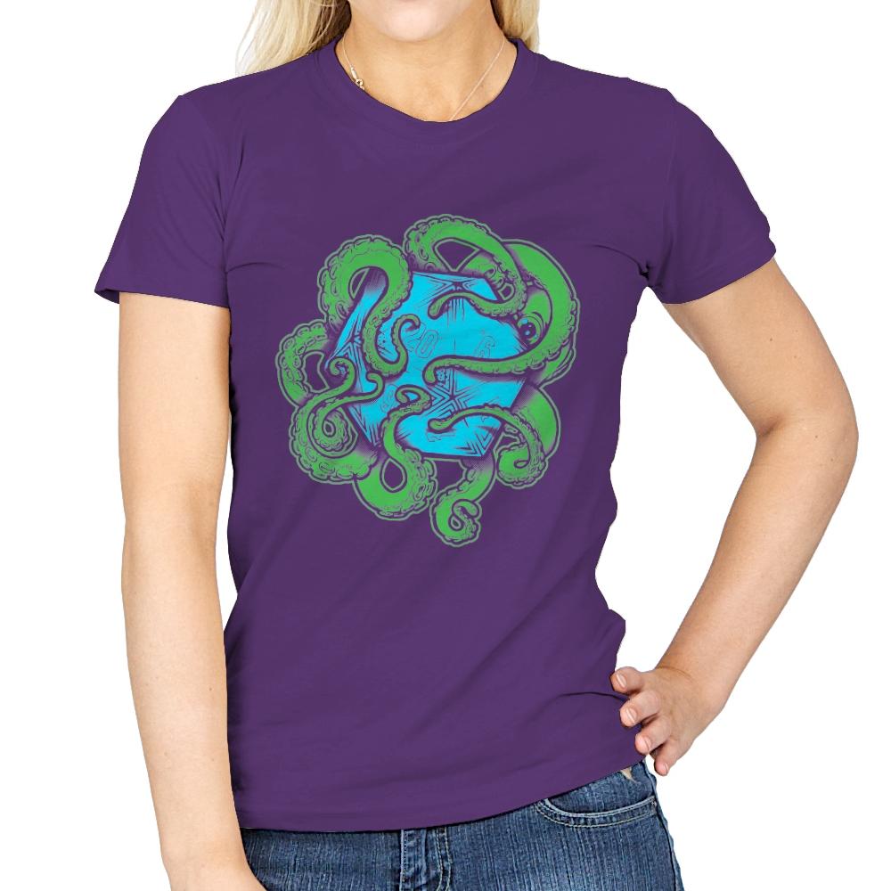 Monster of the Deep - Womens T-Shirts RIPT Apparel Small / Purple