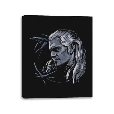 Monster Slayer - Canvas Wraps Canvas Wraps RIPT Apparel 11x14 / Black