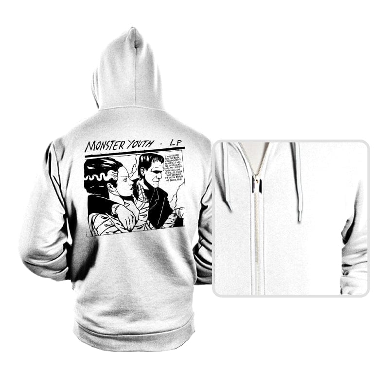 Monster Youth - Hoodies Hoodies RIPT Apparel Small / White
