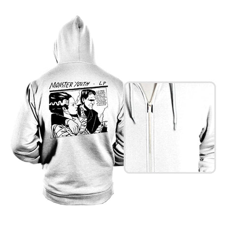 Monster Youth - Hoodies Hoodies RIPT Apparel Small / White