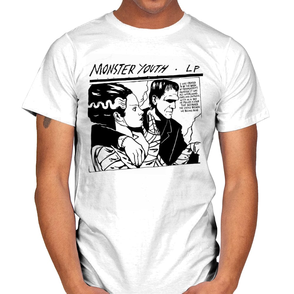 Monster Youth - Mens T-Shirts RIPT Apparel Small / White