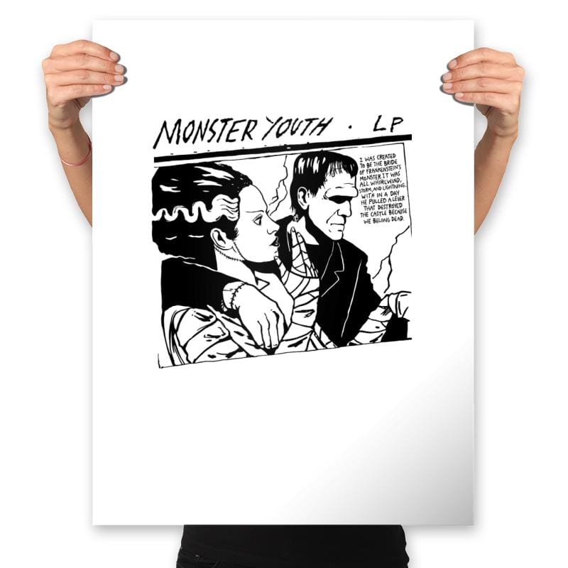 Monster Youth - Prints Posters RIPT Apparel 18x24 / White