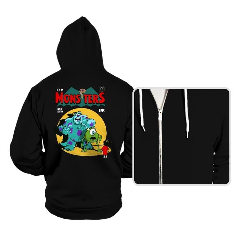 Monsters Comic - Hoodies Hoodies RIPT Apparel