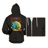 Monsters Comic - Hoodies Hoodies RIPT Apparel Small / Black