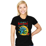 Monsters Comic - Womens T-Shirts RIPT Apparel Small / Black