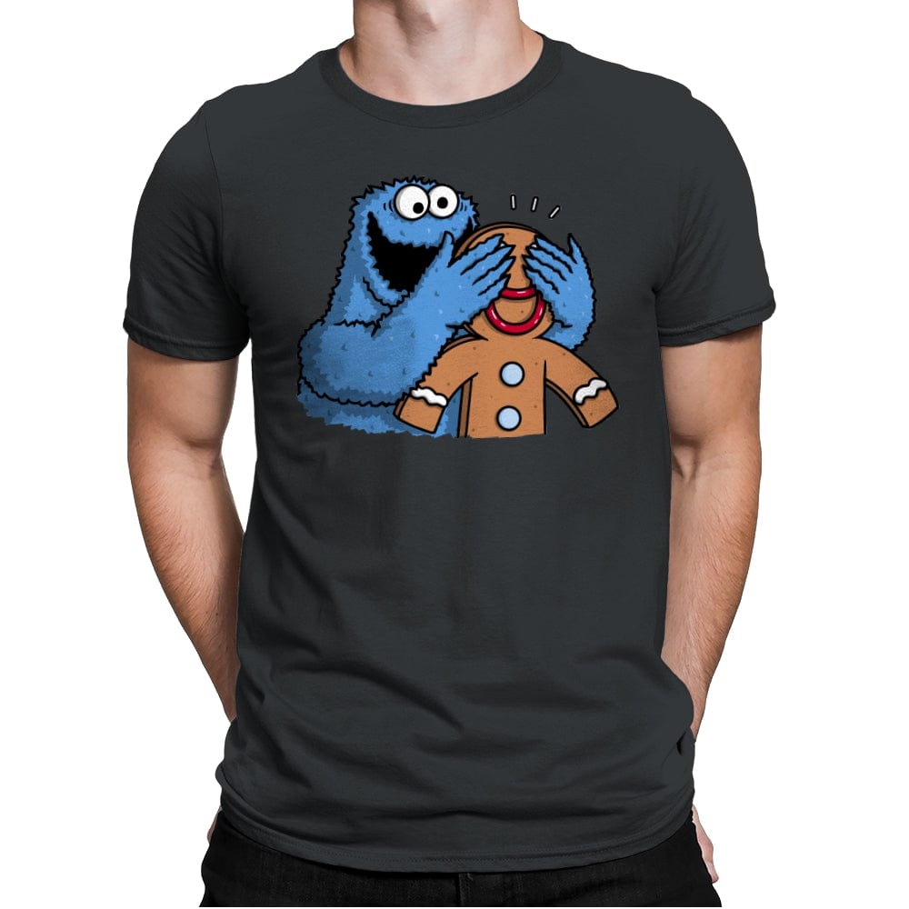 Monstrous Surprise! - Mens Premium T-Shirts RIPT Apparel Small / Heavy Metal