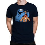 Monstrous Surprise! - Mens Premium T-Shirts RIPT Apparel Small / Midnight Navy