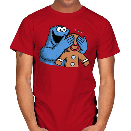 Monstrous Surprise! - Mens T-Shirts RIPT Apparel Small / Red