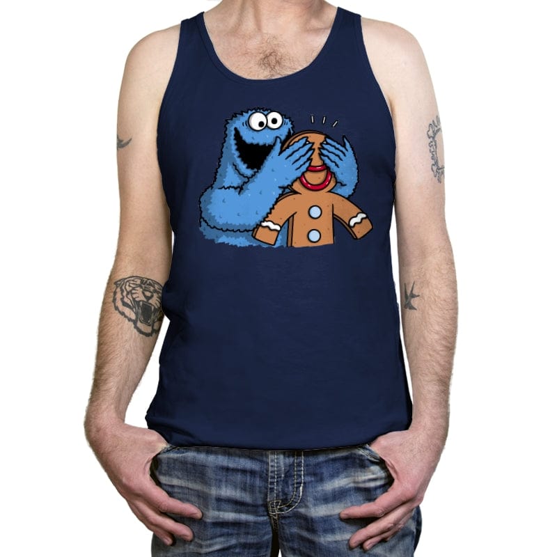 Monstrous Surprise! - Tanktop Tanktop RIPT Apparel X-Small / Navy