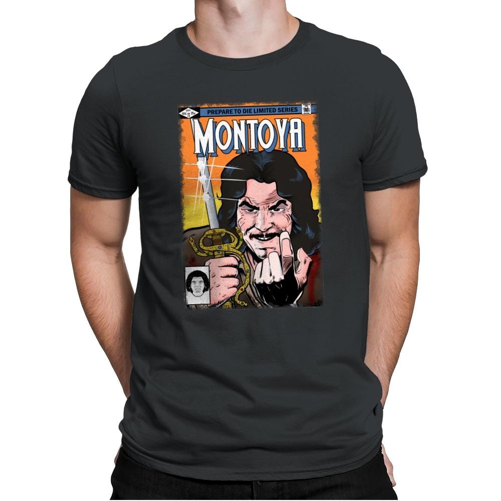 Montoya Comics - Mens Premium T-Shirts RIPT Apparel Small / Heavy Metal