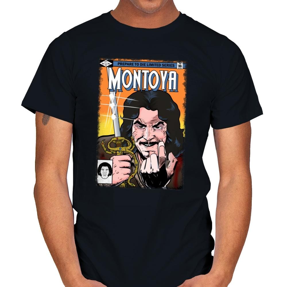 Montoya Comics - Mens T-Shirts RIPT Apparel Small / Black