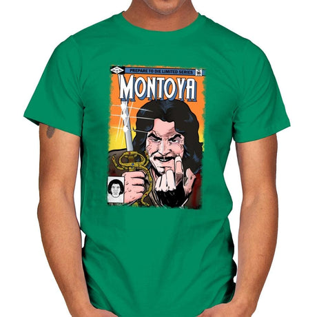 Montoya Comics - Mens T-Shirts RIPT Apparel Small / Kelly