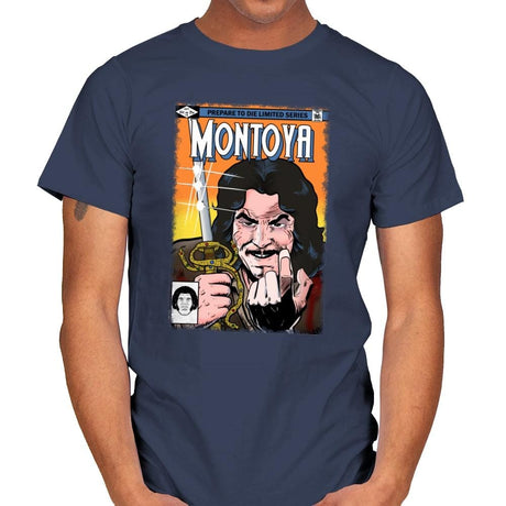 Montoya Comics - Mens T-Shirts RIPT Apparel Small / Navy