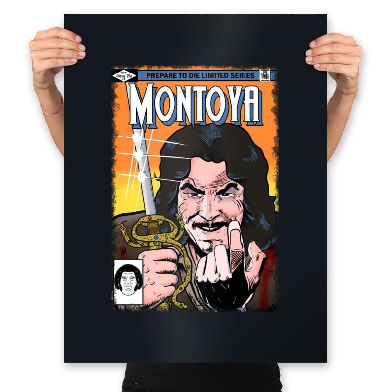 Montoya Comics - Prints Posters RIPT Apparel 18x24 / Black
