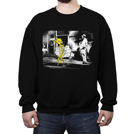 Monty Monroe - Crew Neck Sweatshirt Crew Neck Sweatshirt RIPT Apparel Small / Black
