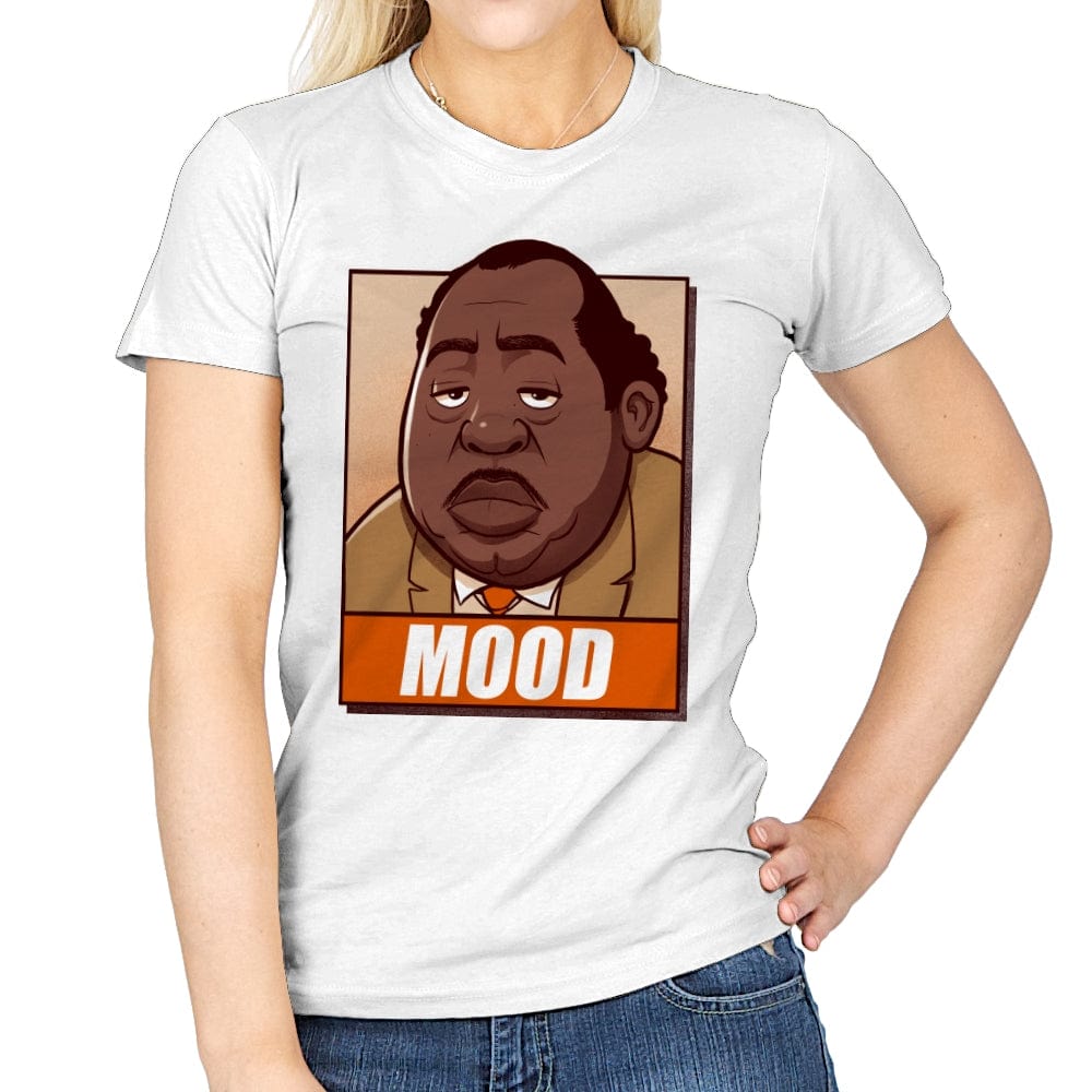 Mood - Womens T-Shirts RIPT Apparel Small / White