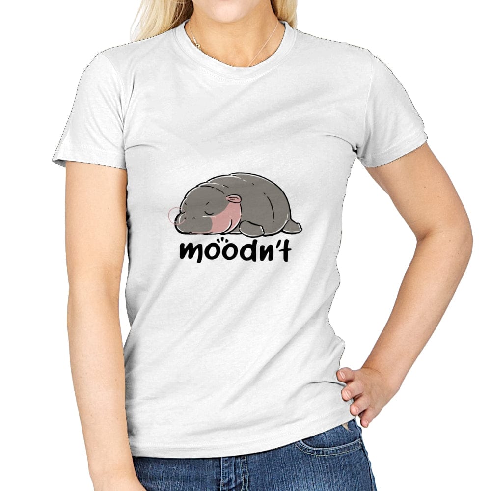 Moodn't - Womens T-Shirts RIPT Apparel Small / White