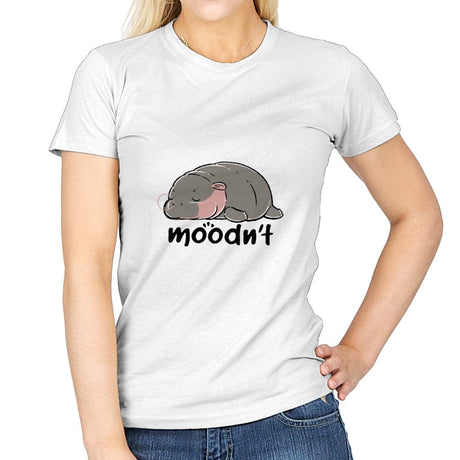 Moodn't - Womens T-Shirts RIPT Apparel Small / White