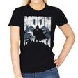 Moon Doom - Womens T-Shirts RIPT Apparel Small / Black