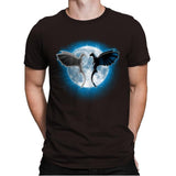 Moon Dragons - Mens Premium T-Shirts RIPT Apparel Small / Dark Chocolate