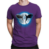 Moon Dragons - Mens Premium T-Shirts RIPT Apparel Small / Purple Rush