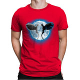 Moon Dragons - Mens Premium T-Shirts RIPT Apparel Small / Red
