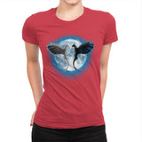 Moon Dragons - Womens Premium T-Shirts RIPT Apparel Small / Red