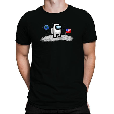 Moon Impostor - Mens Premium T-Shirts RIPT Apparel Small / Black