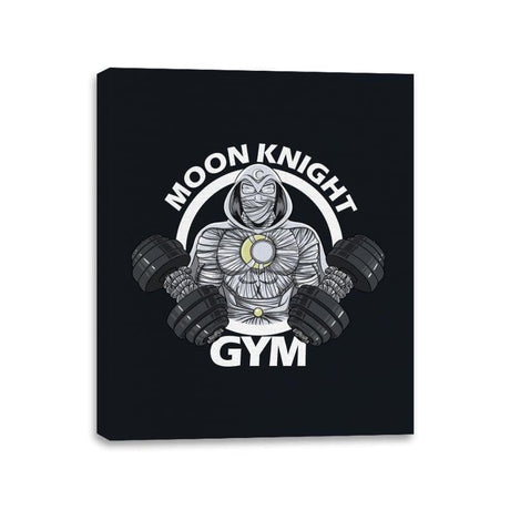 Moon Knight Gym - Canvas Wraps Canvas Wraps RIPT Apparel 11x14 / Black