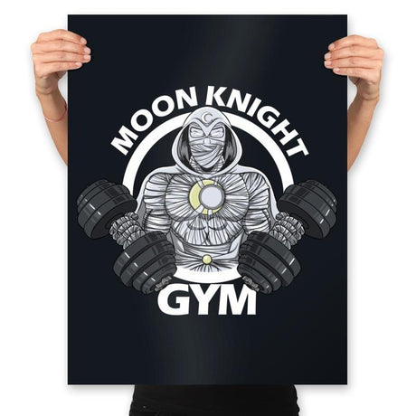 Moon Knight Gym - Prints Posters RIPT Apparel 18x24 / Black