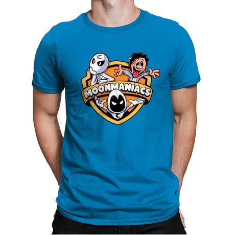 Moon Maniacs - Mens Premium T-Shirts RIPT Apparel Small / Turqouise