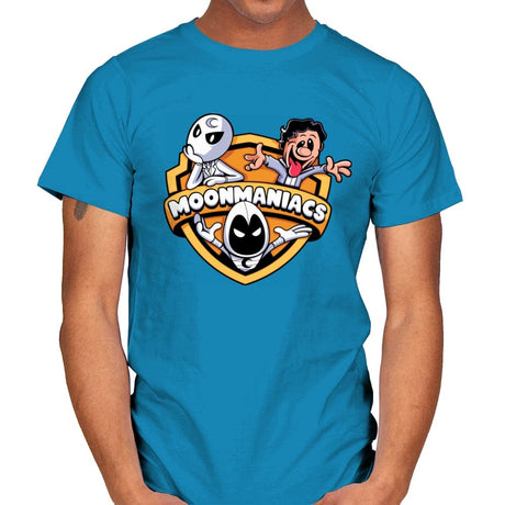 Moon Maniacs - Mens T-Shirts RIPT Apparel Small / Sapphire