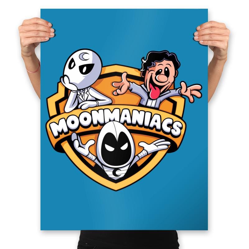 Moon Maniacs - Prints Posters RIPT Apparel 18x24 / Sapphire