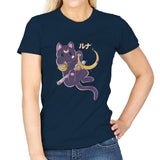 Moon - Womens T-Shirts RIPT Apparel Small / Navy