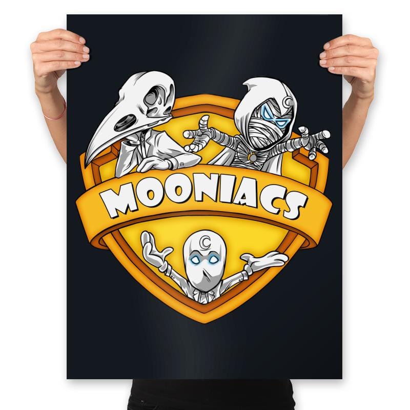 Mooniacs - Prints Posters RIPT Apparel 18x24 / Black