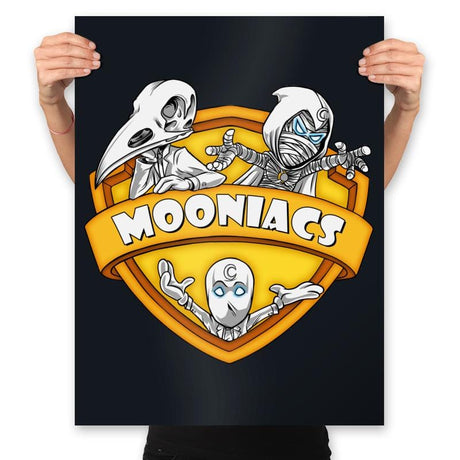 Mooniacs - Prints Posters RIPT Apparel 18x24 / Black